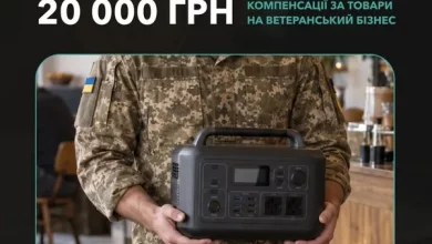 Український ветеранський фонд відшкодовує до 20 000 грн на розвиток ветеранського бізнесу