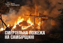 На Самбірщині під час пожежі в будинку загинув 68-річний чоловік