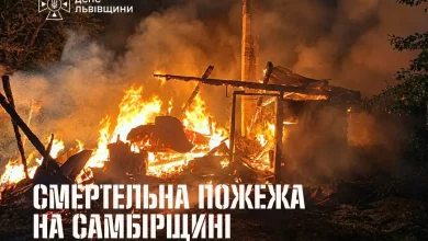На Самбірщині під час пожежі в будинку загинув 68-річний чоловік