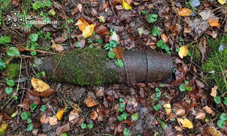 На Львівщині сапери знищили артснаряд часів Другої світової війни
