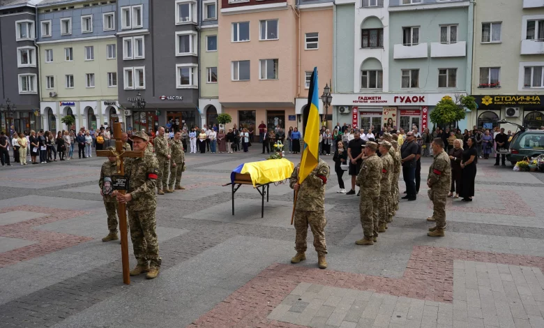 У Дрогобицькій громаді попрощалися з захисником Юрієм Забитком