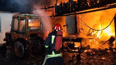 У селі Уріж на Дрогобиччині загорілася господарська будівля