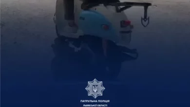На Львівщині склали протоколи на опікунів неповнолітніх водіїв скутерів
