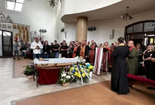Стрийська громада попрощалася із захисником Олександром Косцьовятом