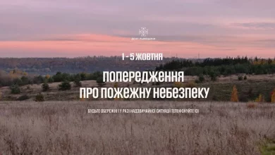 На Львівщині оголосили високий рівень пожежної небезпеки