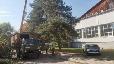 У Дрогобичі примусово демонтовують самовільні гаражі біля ДЮСШ Боберського