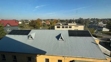 Офіс громади у Малехові перевели на живлення від сонячних панелей