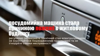 У Бориславі загорілася посудомийна машина в житловому будинку