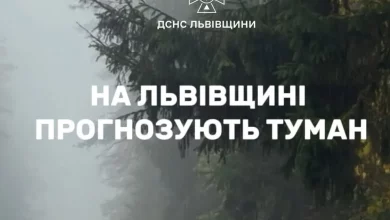 На Львівщині 12 жовтня вночі та вранці очікується туман