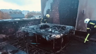 У Львові загасили пожежу на терасі житлового будинку