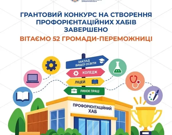 Мостиська громада стала переможцем конкурсу на створення профорієнтаційного хабу