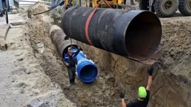 Львівводоканал завершує прокладання нового магістрального водогону під дорогою