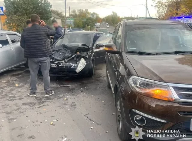 У Шептицькому внаслідок ДТП травмувалися троє пасажирів, серед них двоє дітей