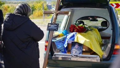 Дрогобицька громада зустріла полеглого захисника Андрія Ровинського