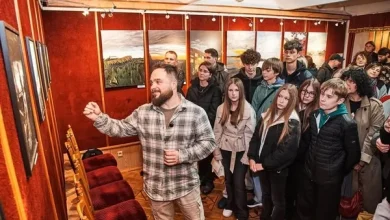 У Львові в музеї Грушевського відкрили виставку картин ветерана Руслана Кухти