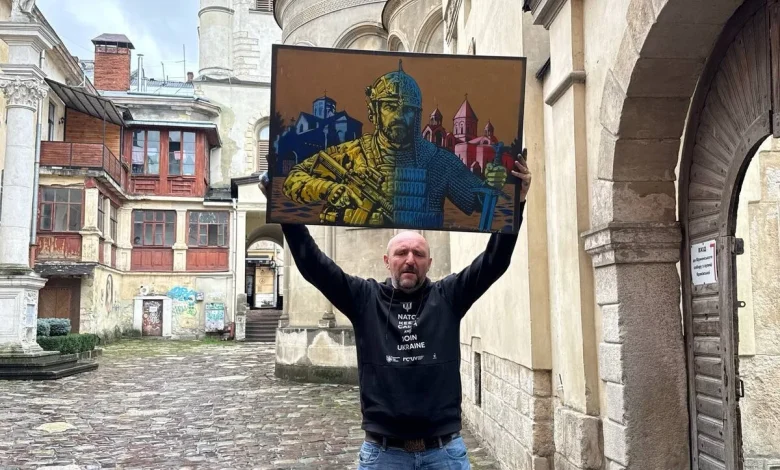У Львові створили картину на честь вірмен-захисників України, яку покажуть у Єревані