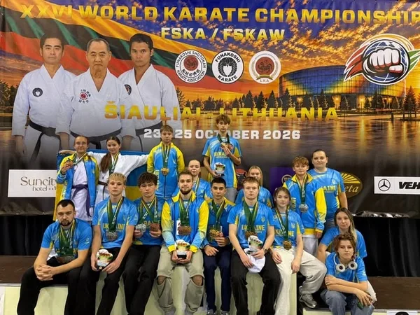 Команда Львівщини здобула 29 медалей на чемпіонаті світу з фунакоші карате
