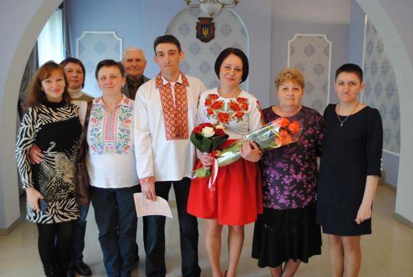 В Сокалі одружилися переселенці зі Сходу України
